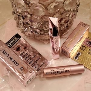 Too Faced Travel Mascara Bundle Both New
